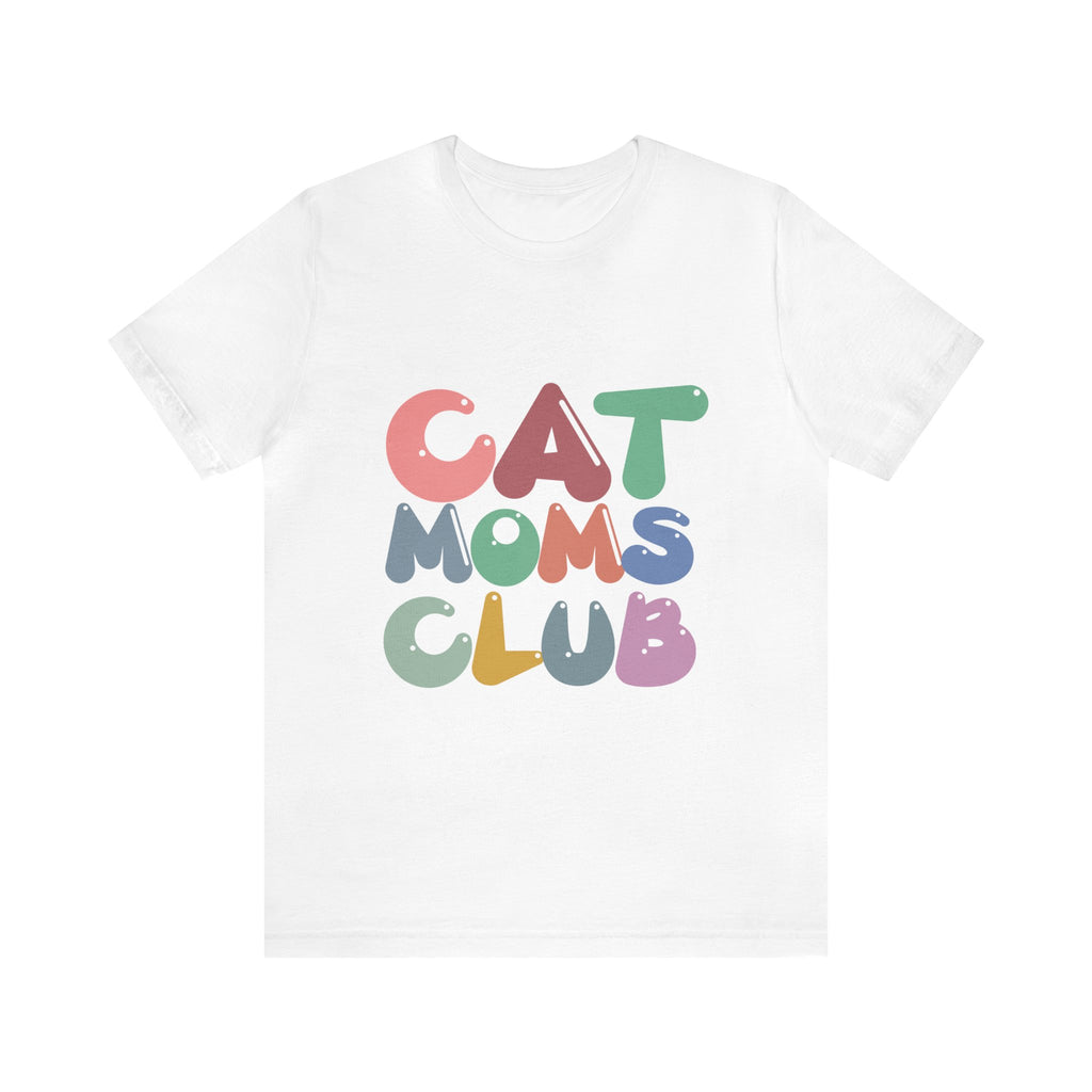 Cat Moms Club Unisex Cotton Tee