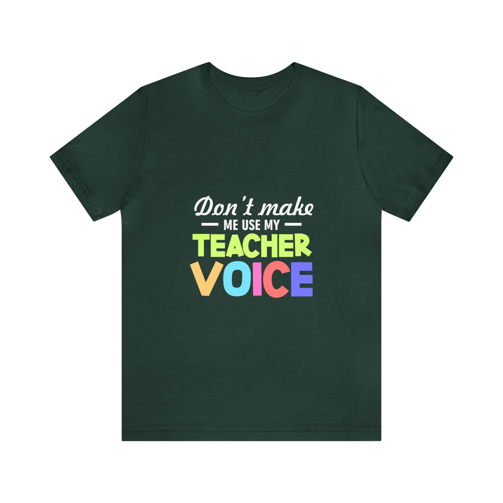 Teacher Voice Unisex Cotton Tee